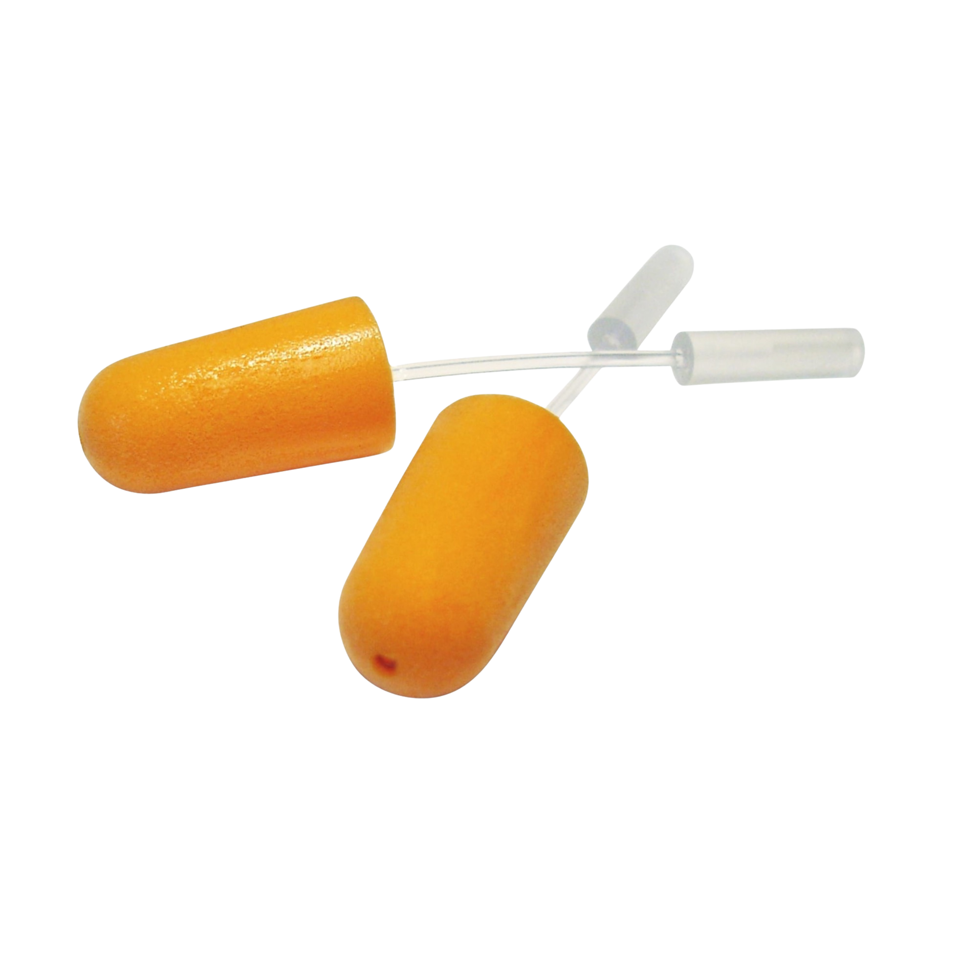 Orange earplugs